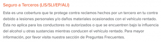 Seguro a terceros o de responsabilidad civil