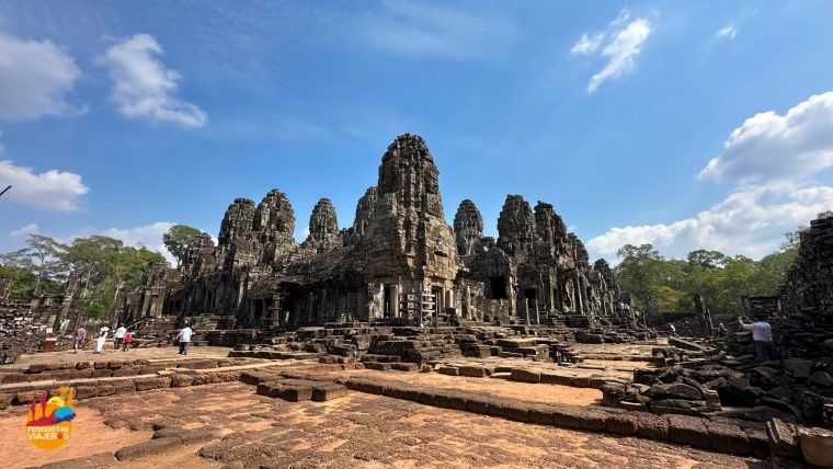 Templo de Bayon en Angkor Wat, Camboya
