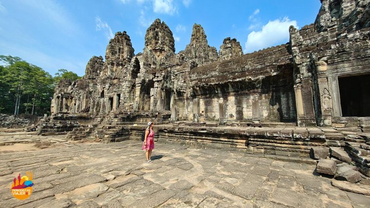 Templo de Bayon en Angkor Wat, Camboya